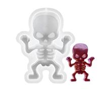 Moules en silicone pour bougies d'Halloween - Moule décoratif en silicone pour la fabrication de bougies, décoration d'Halloween en plâtre