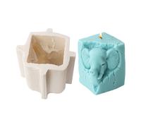 Moules en silicone pour bougies, éléphants, bougies en silicone, moules à bougies pour couler des bougies en forme d'éléphant, moules en silicone, moules à bougies en silicone pour bougies