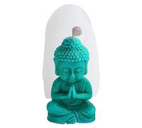 Moules en silicone pour bougies en forme de Bouddha | Moule en silicone pour fondant Bouddha | Moules faits à la main pour argile, éléments chinois, loisirs créatifs, bougies parfumées 3D Zorq