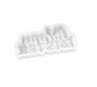 Moules en silicone pour bougies en forme de lettrage en forme de cœur d ' amour, moules en silicone pour bougie faite à la main, ornement en gypse, résine artisanale, concept de de Pâques