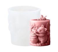 Moules en silicone pour bougies - Moule cylindrique en silicone pour bougies - Moules à bougies en silicone pour la maison, le savon, l'argile, les loisirs créatifs