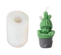 Moules en silicone pour bougies uniques - Facile à utiliser - Pot de fleurs pour bébé - Aromathérapie - Moule en résine de silicone pour débutants