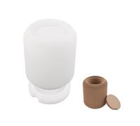 Moules en silicone pour brûleurs à rayures en résine époxy - Moules en plâtre faits à la main - Fournitures d'artisanat - Brûleurs encensés à rayures - Tasse faite à la main