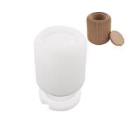 Moules en silicone pour brûleurs à rayures - Moules à tasses - Fait à la main - Bocal de rangement pour décoration d'intérieur - Brûleurs encensés à rayures - Tasse faite à la main