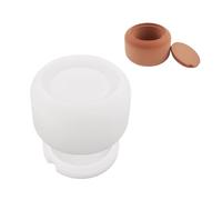 Moules en silicone pour brûleurs à rayures - Moules à tasses - Fait à la main - Bocal de rangement pour décoration d'intérieur - Brûleurs encensés à rayures - Tasse faite à la main