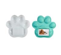 Moules en silicone pour cadre photo en forme de pattes de chien - Moules faits à la main en résine époxy