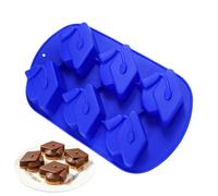 Moules en Silicone pour Chocolat Graduation | Décoration Forme Chapeau 3D Silicone 6 Cavités | Moule À Cake Pop Graduation,pour École Fête Maison Vacances Salle de ollations et Glaçons