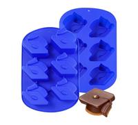 Moules en Silicone pour Chocolat Graduation - Moulages Silicone 3D 6 Cavités Forme Chapeau,Moules À Bonbons Graduation,Pour Fabrication de Bonbons Cuisine ollations Glaçons Fêtes Maison Cours