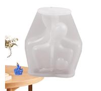 Moules en silicone pour couple de bougies en résine | Moule de décoration de gâteau, couple d'amoureux, portrait, bougie en résine de silicone, moule pour garçon et fille, pour décoration