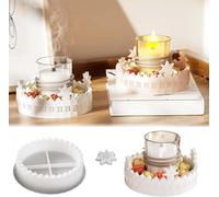 Moules en silicone pour couronne de l'Avent, calendrier de l'Avent, calendrier de l'Avent, moules en silicone, pour couler, calendrier de l'Avent pour bougies de Noël (A)