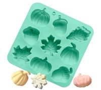Moules en Silicone pour Cuisson | Moules Alimentaires En Forme De Feuilles D'érable Et - Pour Artisanat Sucré Décorations Automnales Halloween