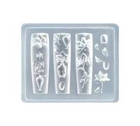 Moules en silicone pour décoration d'ongles - Forme délicate - Petits accessoires - Moules de bricolage - Cadeau pour les amateurs de beauté - Modèle créatif en silicone pour nail art