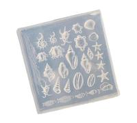 Moules en silicone pour décoration d'ongles sur le thème de la mer, petits accessoires, moules de loisirs créatifs, adaptés pour les amateurs de beauté, cadeau de décoration d'ongles, outil en