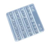 Moules en silicone pour décoration d'ongles sur le thème des coquillages, petits accessoires, moules à cadeaux pour les amateurs de beauté, coquillages, colliers, breloques d'ongles