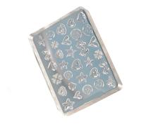 Moules en silicone pour décoration d'ongles, thème heureux, petits accessoires, moules de bricolage pour les amateurs de beauté. Présentez un moule en résine