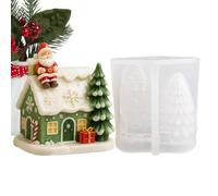 Moules en silicone pour fabrication de bougies Empreinte Sculpture 3D | Moules à Bougies en Silicone Pour Maison Festive, Art DIY, Centre de Table, Savon, Résin