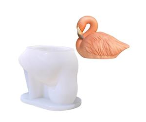 Moules en Silicone pour figurine d ' oiseau, moules en, Flamingo