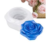 Moules en silicone pour fleurs | Moules floraux pour fonderie - Moules réutilisables en silicone avec fleur pour fabrication artisanale de bougies et savons