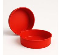 Moules en silicone pour friteuse à air et four - BPA libre, antiadhésifs, adaptés à la cuisson de gâteaux, pâtisseries et plus - Plat à gâteau, Cercle à pâtisserie, Set de 2