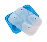 Moules en silicone pour gâteaux en mousse - Moules à savon en forme de mangue 3D - Moule de cuisson facile à démouler à 4 cavités pour décoration de gâteaux de mariage, boulangers, événements