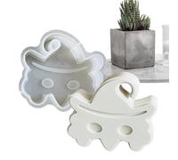 Moules en Silicone pour Halloween,Moule à Desserts - Fait Main Pour Craie Argile Résine Époxy Décorations Pendentifs Artisanat