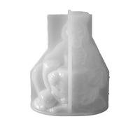 Moules en silicone pour Halloween - Moules en silicone pour bougies - Moule à bougie en silicone Skull - Moule à bougie fait à la main pour Halloween - Pour travaux manuels d'Halloween - Décoration en