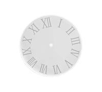 Moules en Silicone pour horloge ronde, résistant à la température, sans danger pour les aliments, pour la fabrication d ' horloge murale/de bureau, en résine, effet verre, bougie moulée