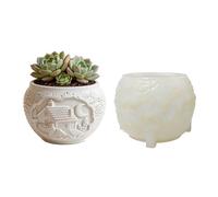 Moules en silicone pour jardinières en forme de paysage - Convient pour les bijoux en résine, le béton, le ciment et la décoration de la maison