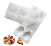 Moules en silicone pour la cuisson, moules en silicone à 6 cavités, réutilisables, libération d'aliments avec ses surfaces non couches, ce qui en fait un choix fiable pour les opérations de cuisson