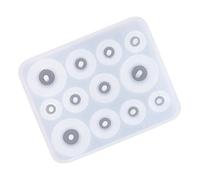 Moules en silicone pour la fabrication de bijoux en résine, moulage de perles multi-formes, pierres précieuses artisanales, accessoires en, outils de création Moules en silicone pour l ' art en