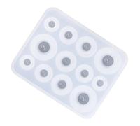 Moules en silicone pour la fabrication de bijoux en résine, moules en silicone multi-formes pour le moulage de perles, pierres précieuses, accessoires en cristal, outils de création, moules en