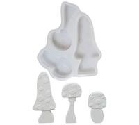Moules en silicone pour l'automne - Moule en silicone pour l'automne - Champignons - Hérisson - Moules en plâtre pour couler - Moule 3D - Moule en silicone pour bougies - Moule en silicone pour