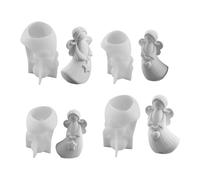 Moules En Silicone Pour Les De Noël 4 Pièces Formes à Coulée Époxy Anti