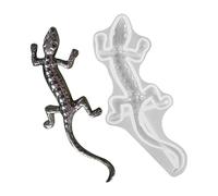 Moules en silicone pour lézard pour résine - Moules en silicone pour animaux | Moules en résine époxy pour animaux avec formes réalistes de grenouilles et de lézards, moules en silicone réalistes pour