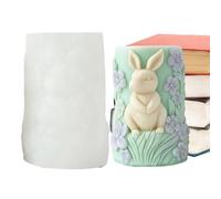 Moules en Silicone pour - Light Weight Modern Bougies Accessoire Réutilisable Œuf, Lapin Moule Bougie, Famille, Amis Étudiants Adultes | Multipurpose Outdoor Indoor Utility Cute Easy to Use