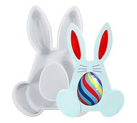 Moules en silicone pour loisirs créatifs,Forme De Lapin De Pâques Avec Revêtement Anti-Adhésif | Moule de Moulage pour Lapin en Résine - pour chandeliers, plâtre et chocolats