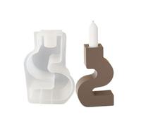 Moules en silicone pour loisirs créatifs - Moule à base d'argile en silicone - Convient pour la fabrication artisanale de résine