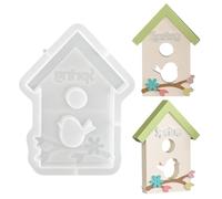 Moules en silicone pour maison de Pâques, maison de Pâques, moule en silicone, maison, Pâques, moule en silicone, maison, décoration de Pâques, moules en plâtre pour mouler des ornements pour bougies