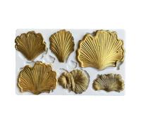 Moules en silicone pour moulage de résine, grande feuille, rose, fleur, étoile, lune, soleil, résine époxy, outils de fabrication de bijoux pour la pâtisserie, 20,2 x 12,4 x 1 cm