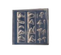 Moules en silicone pour nail art, fleur, nœud en silicone 3D, modèle de sculpture pour projets d'artisanat, décoration artistique du bout des doigts pour femmes (I)