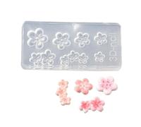 Moules en Silicone pour Nail Art, modèle de manucure, pochoirs, décorations pour Nail Art, moules à fleurs en Silicone