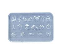Moules en silicone pour nail art - Outil de conception d'ongles - Différentes formes - Moules en silicone faits à la main pour la création de manucure, la décoration des ongles