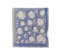 Moules en silicone pour nail art - Outil de conception d'ongles - Forme délicate - Moules en silicone faits à la main pour la création de manucure - Moule réutilisable pour nail art