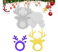 Moules En Silicone Pour Noël - Création De Décorations - Moule en Silicone pour Pendentifs Arbre de Noël et Renne | Pour Plâtre Argile Résine Époxy Adultes Famille Couples Maison École