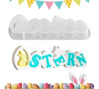 Moules en Silicone pour Pâques - Outil de Création en Silicone Lettre Lapin - Moules pour Décorations Festives,Pour Décorations De Pâques, Art En Résine, Fêtes, Famille Et Amis, Amateurs De DIY Et Loi