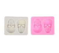 Moules En Silicone Pour Pâte À Biscuits, Pâte À Sucre, Pâte D'amande - Lot De 2 Gris Et Rose, Réutilisables Et Faciles À Nettoyer