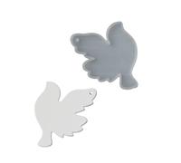 Moules en silicone pour pendentifs en forme de colombes de paix pour des effets d'artisanat réalistes - Moules en silicone antiadhésifs