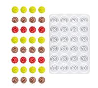 Moules en silicone pour petits biscuits - Fournitures artisanales pour gâteaux, desserts, fondants, chocolats, petits biscuits faits à la main pour décorations de biscuits