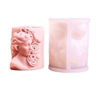 Moules en silicone pour portraits européens, moules à savon, plâtre, ornement parfumé pour la maison, portrait européen, ornement en silicone, savon et plâtre