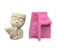 Moules en silicone pour pot de fleurs en forme humaine - Moules en silicone pour la fabrication artisanale de vases
